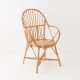 Fauteuil osier César 2 sans coussin