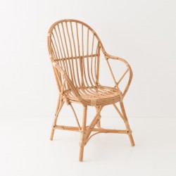 Fauteuil osier César 2 sans coussin