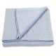 plaid laine tricotée Maison Bonnefoy coloris ciel