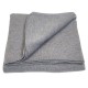 plaid laine tricotée Maison Bonnefoy coloris zinc