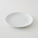 assiette plate MM porcelaine blanche Buffet