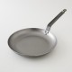 poêle à omelettes en fer ciré diam 28 cm