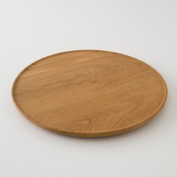 plateau de service rond PM en chêne massif
