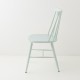 Chaise scandinave aqua de profil