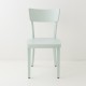 Chaise Filby bleu aqua de face