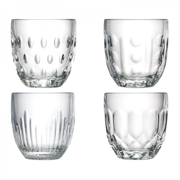 série 4 gobelets de table Troquet La Rochère
