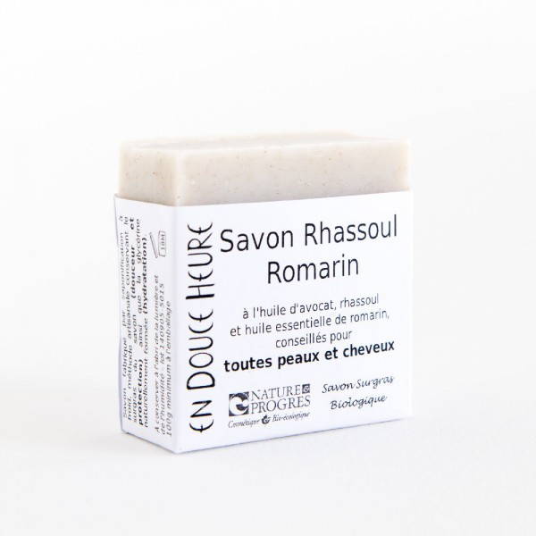 savon biologique rhassoul romarin