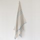 serviette MM/GM lin gris bleu