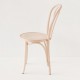 Chaise bistrot N°18 en hêtre courbé brut à peindre vue de côté
