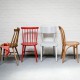 Chaise bistrot N°18 cirée coloris chêne moyen