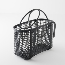 Panier vélo amovible MM en maille à casier de chez Matlama