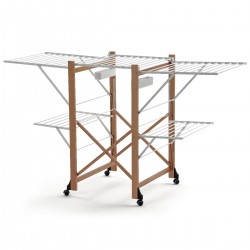 Etendoir à linge en bois 4 volets