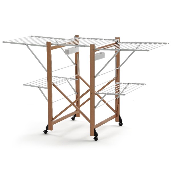 Etendoir à linge en bois 4 volets